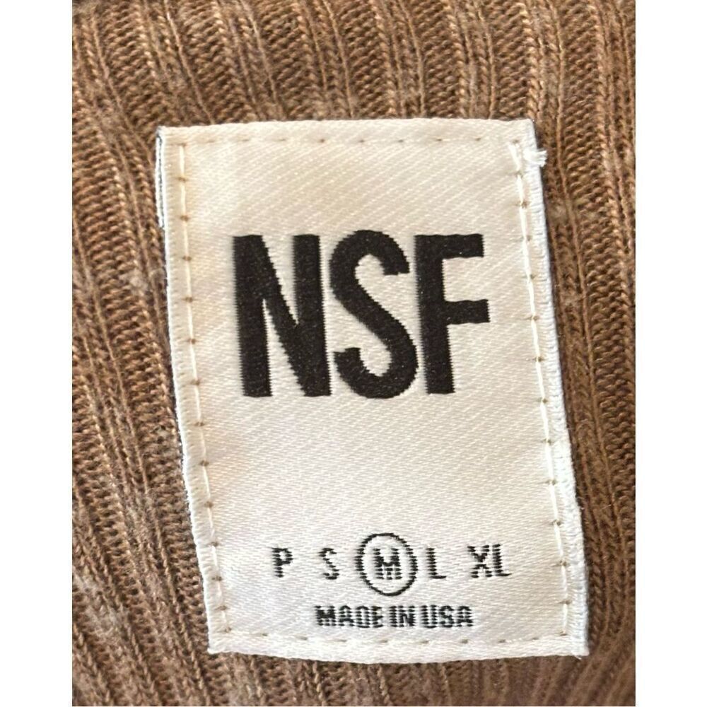 NSF Oversized Cardigan in Taupe NWT Size Medium N… - image 3